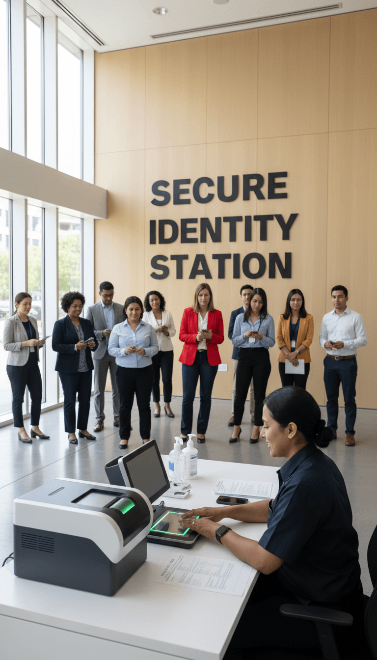 Efficient group fingerprinting setup for corporate employees
